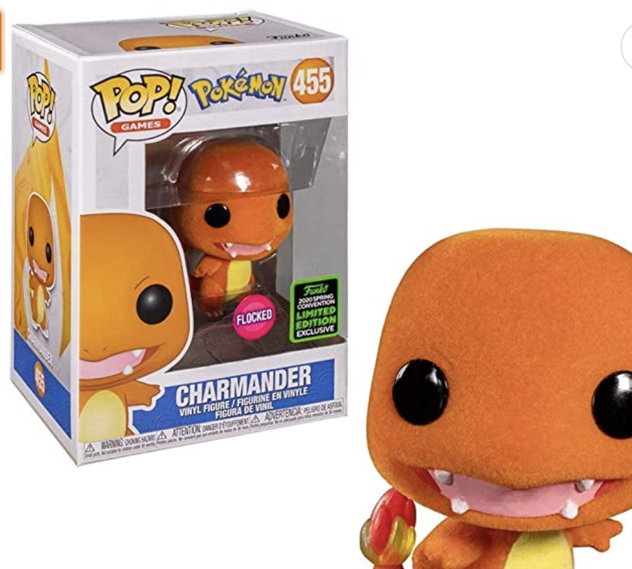 Flocked Charmander Funko Pop