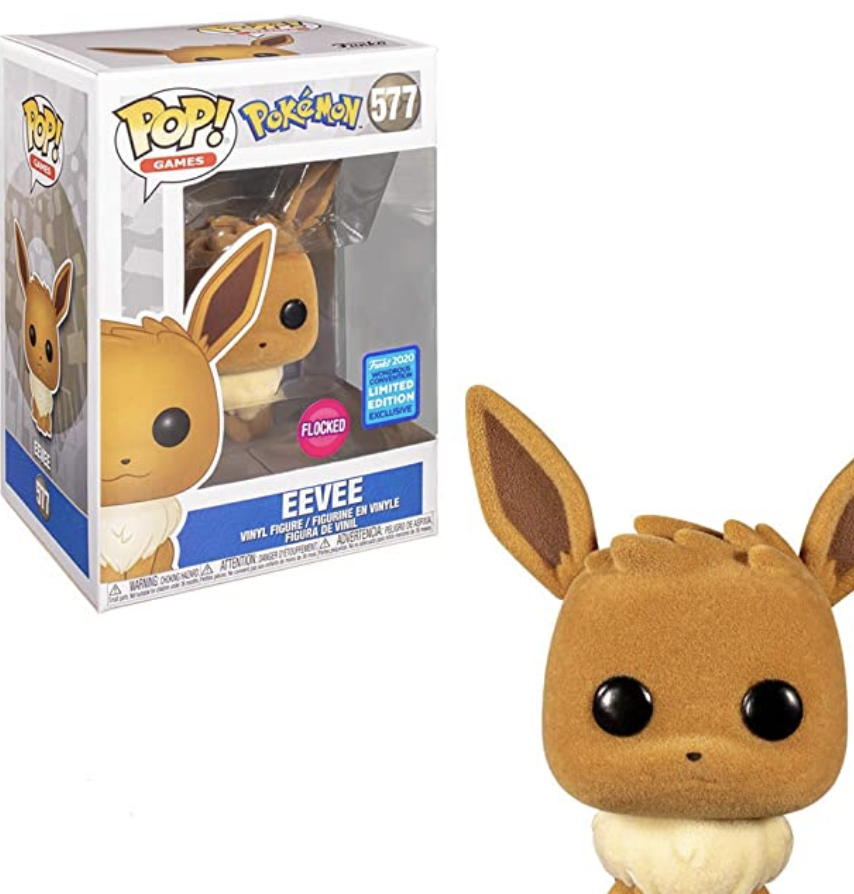 Flocked Eevee Funko Pop
