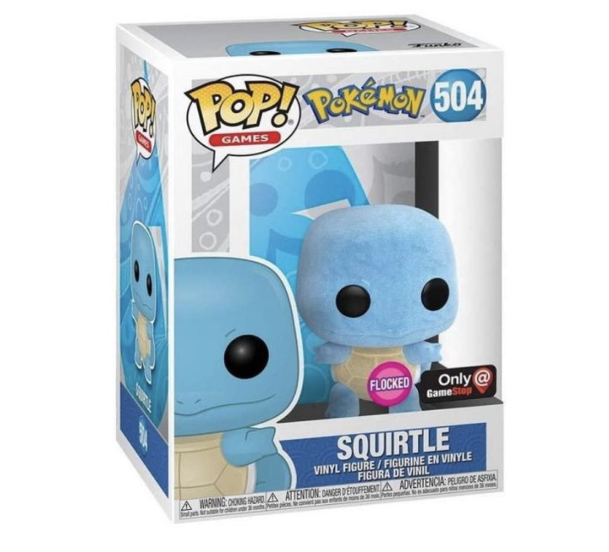 Flocked Squirtle Funko Pop